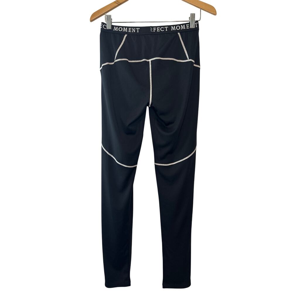 Perfect Moment Polartec Thermal Ski‎ Leggings Black Size Large Winter Base Layer - Picture 3 of 9